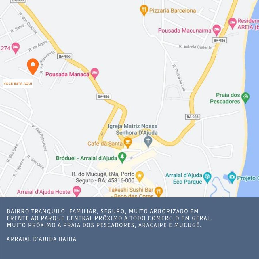 Pousada Sossego Do Pirata - Chales Equipados Agradavel Conforto Porto Seguro Exterior foto